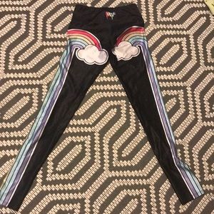 Gold sheep 🌈 leggings sz small